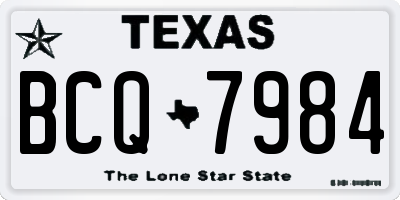 TX license plate BCQ7984