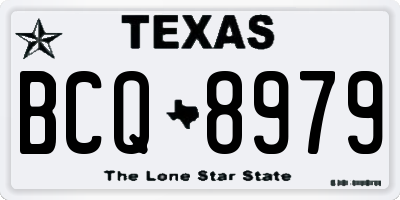 TX license plate BCQ8979
