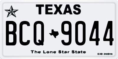 TX license plate BCQ9044