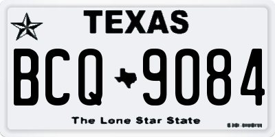 TX license plate BCQ9084