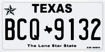 TX license plate BCQ9132