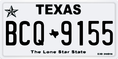 TX license plate BCQ9155