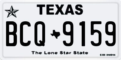 TX license plate BCQ9159