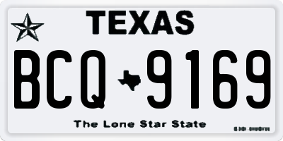 TX license plate BCQ9169