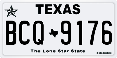 TX license plate BCQ9176