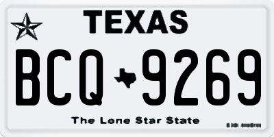 TX license plate BCQ9269
