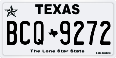 TX license plate BCQ9272