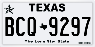 TX license plate BCQ9297