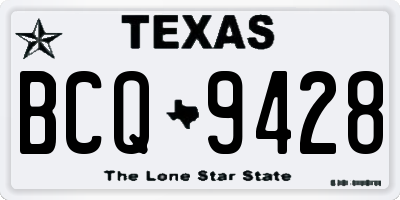 TX license plate BCQ9428