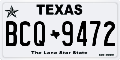 TX license plate BCQ9472