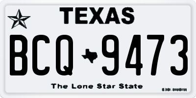 TX license plate BCQ9473