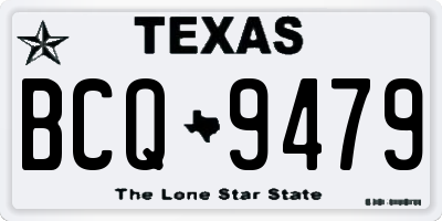 TX license plate BCQ9479