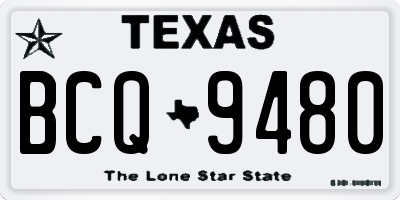 TX license plate BCQ9480
