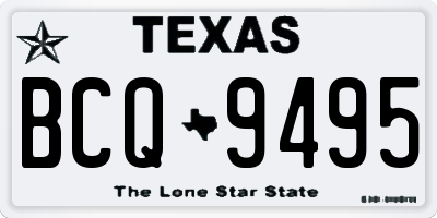TX license plate BCQ9495