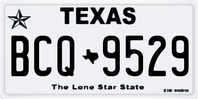 TX license plate BCQ9529