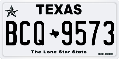TX license plate BCQ9573