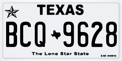 TX license plate BCQ9628