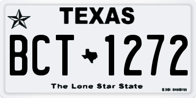 TX license plate BCT1272