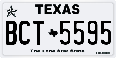 TX license plate BCT5595