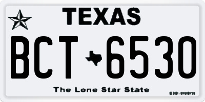 TX license plate BCT6530