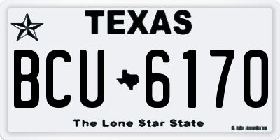 TX license plate BCU6170