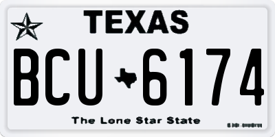 TX license plate BCU6174