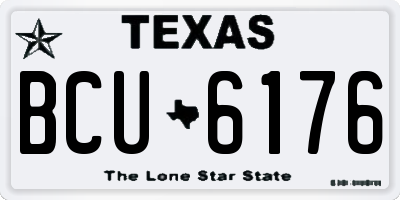 TX license plate BCU6176