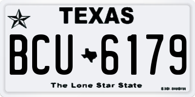 TX license plate BCU6179