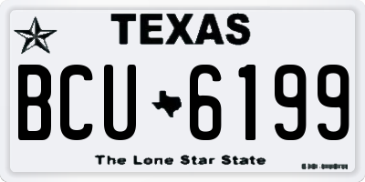 TX license plate BCU6199