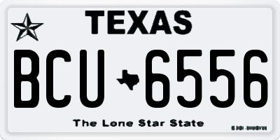 TX license plate BCU6556