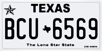 TX license plate BCU6569