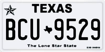 TX license plate BCU9529