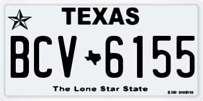 TX license plate BCV6155