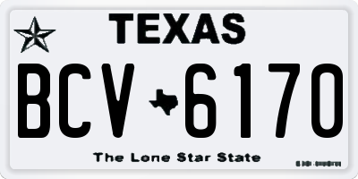 TX license plate BCV6170
