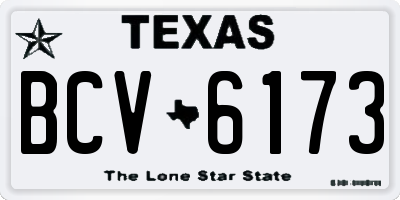 TX license plate BCV6173