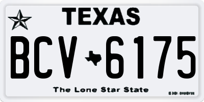 TX license plate BCV6175