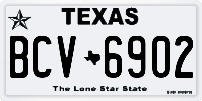 TX license plate BCV6902