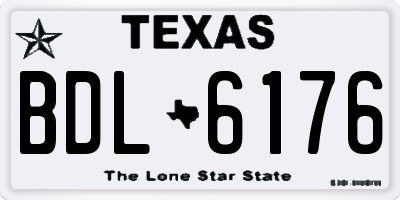TX license plate BDL6176