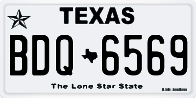 TX license plate BDQ6569