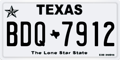 TX license plate BDQ7912