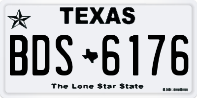 TX license plate BDS6176