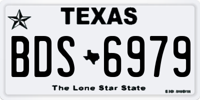 TX license plate BDS6979