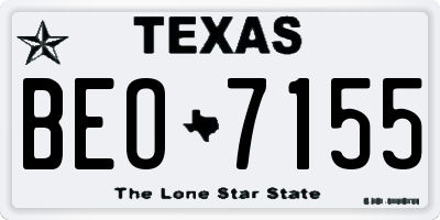 TX license plate BEO7155