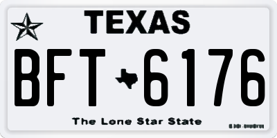 TX license plate BFT6176