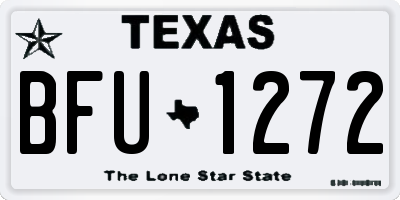 TX license plate BFU1272