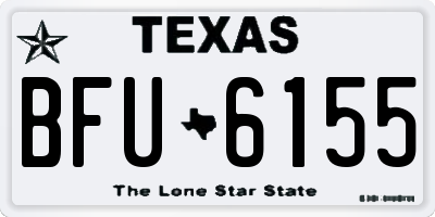 TX license plate BFU6155