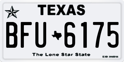 TX license plate BFU6175