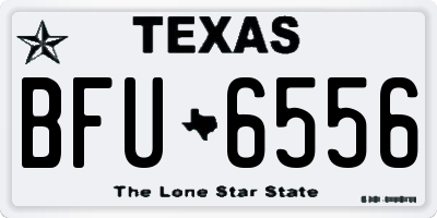 TX license plate BFU6556