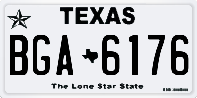 TX license plate BGA6176
