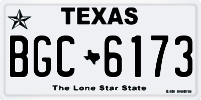TX license plate BGC6173